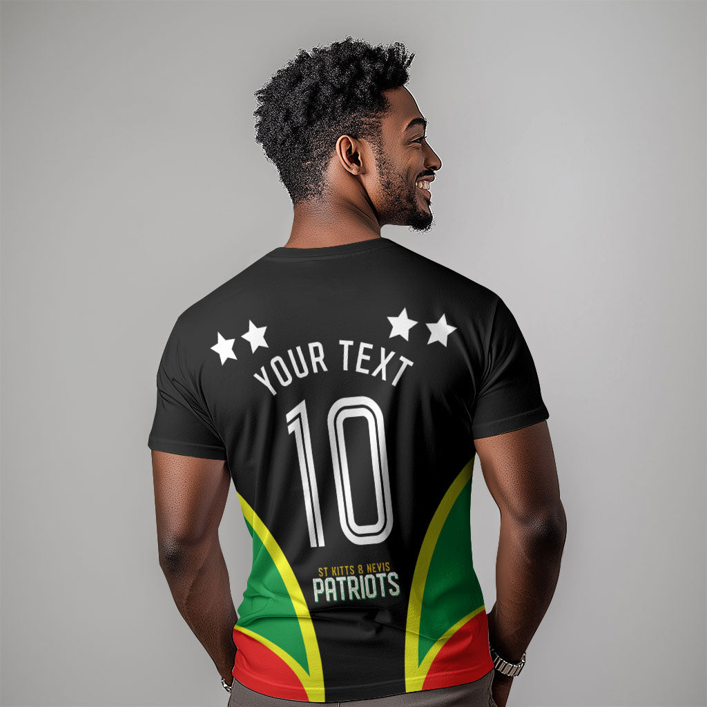 Personalized St Kitts And Nevis Patriots Cricket T shirt Dynamic Player Celebration Team Pride