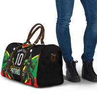 Personalized St Kitts And Nevis Patriots Cricket Travel Bag Dynamic Player Celebration Team Pride