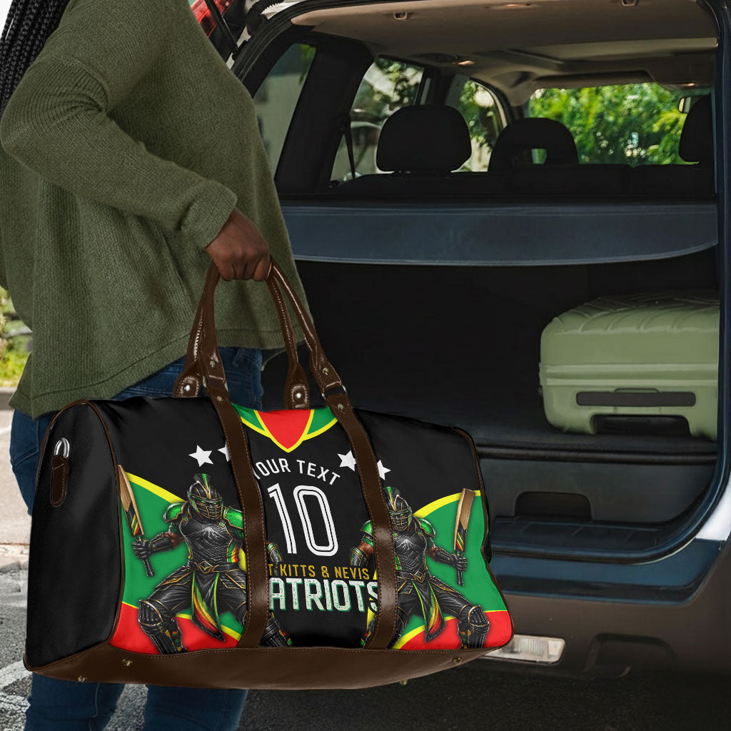 Personalized St Kitts And Nevis Patriots Cricket Travel Bag Dynamic Player Celebration Team Pride