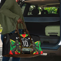 Personalized St Kitts And Nevis Patriots Cricket Travel Bag Dynamic Player Celebration Team Pride