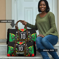Personalized St Kitts And Nevis Patriots Cricket Travel Bag Dynamic Player Celebration Team Pride