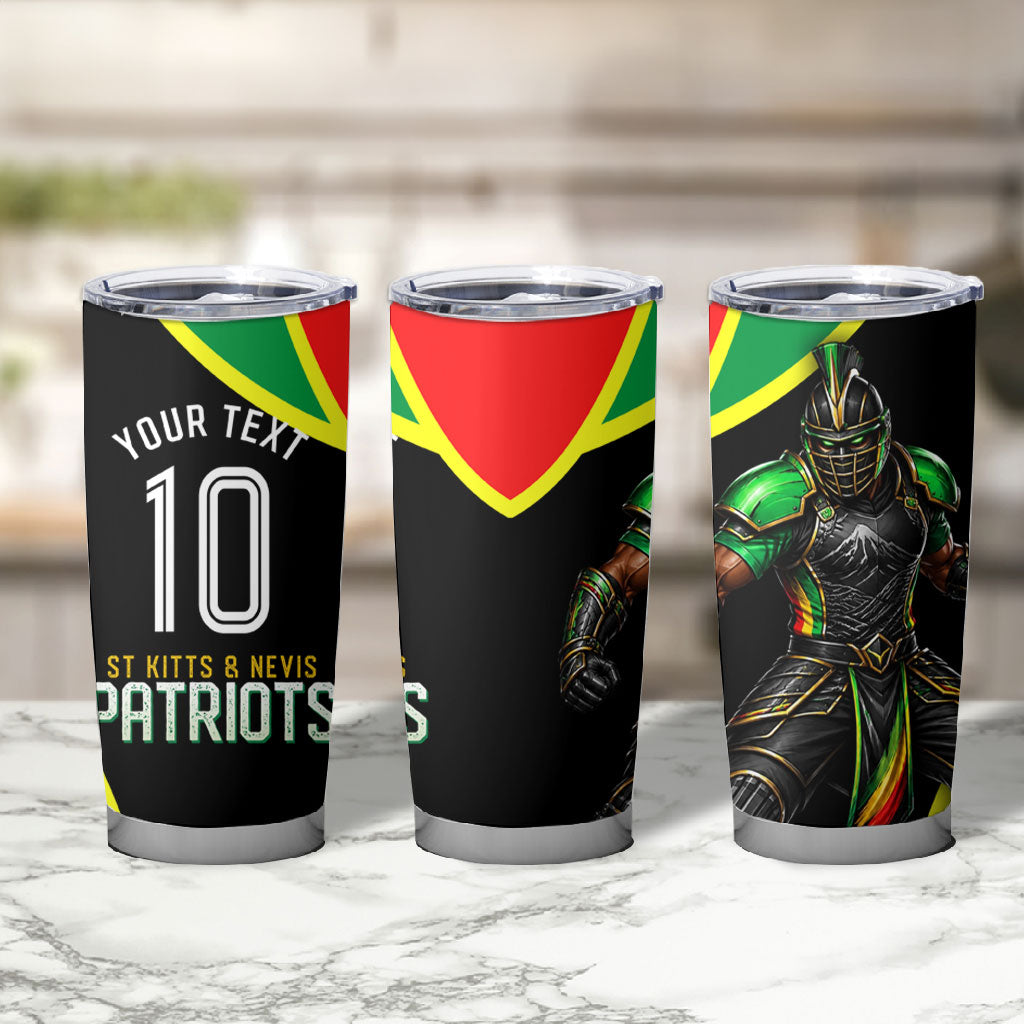 Personalized St Kitts And Nevis Patriots Cricket Tumbler Cup Dynamic Player Celebration Team Pride