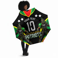 Personalized St Kitts And Nevis Patriots Cricket Umbrella Dynamic Player Celebration Team Pride