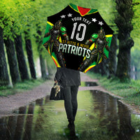 Personalized St Kitts And Nevis Patriots Cricket Umbrella Dynamic Player Celebration Team Pride