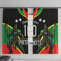 Personalized St Kitts And Nevis Patriots Cricket Window Curtain Dynamic Player Celebration Team Pride