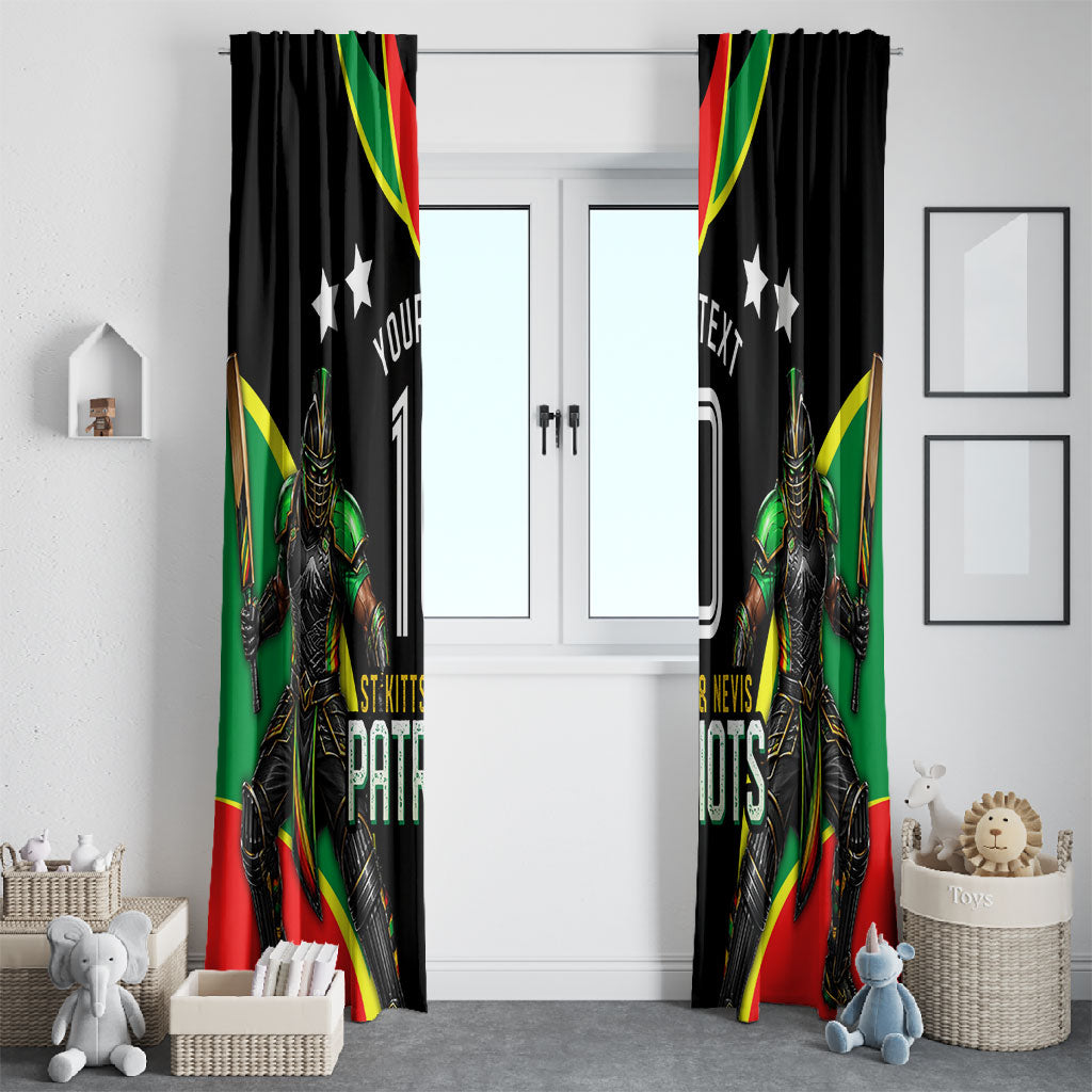 Personalized St Kitts And Nevis Patriots Cricket Window Curtain Dynamic Player Celebration Team Pride