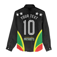 Personalized St Kitts And Nevis Patriots Cricket Women Casual Shirt Dynamic Player Celebration Team Pride