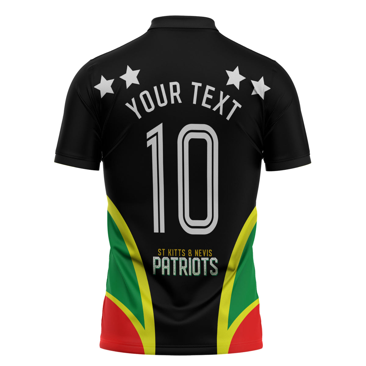Personalized St Kitts And Nevis Patriots Cricket Zipper Polo Shirt Dynamic Player Celebration Team Pride