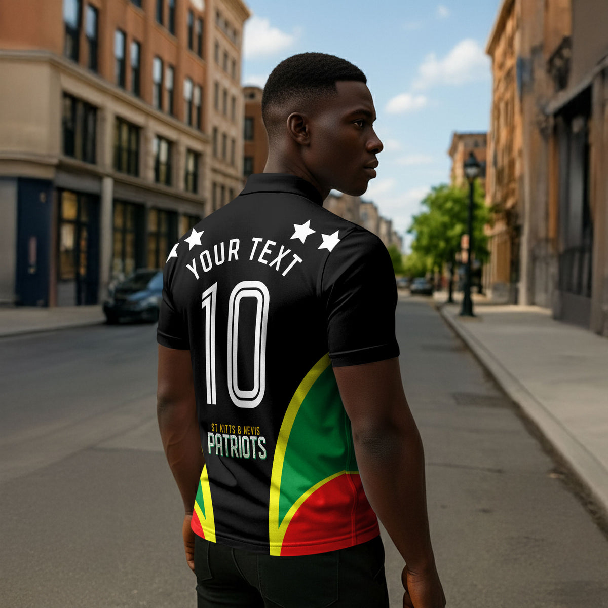 Personalized St Kitts And Nevis Patriots Cricket Zipper Polo Shirt Dynamic Player Celebration Team Pride