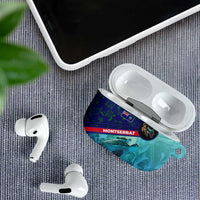 Montserrat AirPods Case with Sea Turtle Illustration Blue Underwater Ocean Design - Wonder Print Shop