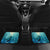 Montserrat Car Mats with Sea Turtle Illustration Blue Underwater Ocean Design - Wonder Print Shop