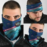 Montserrat Neck Gaiter with Sea Turtle Illustration Blue Underwater Ocean Design TS04