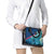 Montserrat Shoulder Handbag with Sea Turtle Illustration Blue Underwater Ocean Design - Wonder Print Shop