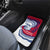 Montserrat Car Mats with Gecko Illustration Red Blue Wavy Line Design - Wonder Print Shop