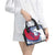 Montserrat Shoulder Handbag with Gecko Illustration Red Blue Wavy Line Design - Wonder Print Shop