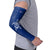 Montserrat Arm Sleeves with Tribal Sea Turtle Illustration Blue Polynesian Pattern Design - Wonder Print Shop