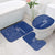 Montserrat Bathroom Set with Tribal Sea Turtle Illustration Blue Polynesian Pattern Design - Wonder Print Shop