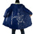 Montserrat Cloak with Tribal Sea Turtle Illustration Blue Polynesian Pattern Design - Wonder Print Shop