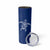 Montserrat Skinny Tumbler with Tribal Sea Turtle Illustration Blue Polynesian Pattern Design - Wonder Print Shop