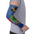 Montserrat Arm Sleeves with Cartoon Bird and Island Map Blue Red Stripe Design - Wonder Print Shop