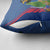 Montserrat Pillow Cover with Cartoon Bird and Island Map Blue Red Stripe Design - Wonder Print Shop