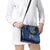 Montserrat Shoulder Handbag with Cartoon Bird and Island Map Blue Red Stripe Design - Wonder Print Shop