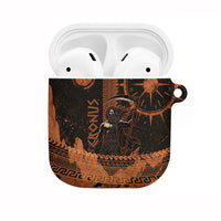 Cronus Lord Of Golden Age AirPods Case Titan King Cronus Scythe Greek Key Art