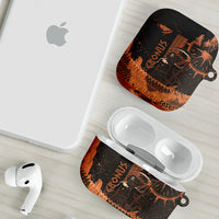 Cronus Lord Of Golden Age AirPods Case Titan King Cronus Scythe Greek Key Art