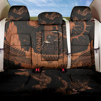 Cronus Lord Of Golden Age Back Car Seat Cover Titan King Cronus Scythe Greek Key Art