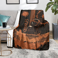 Cronus Lord Of Golden Age Blanket Titan King Cronus Scythe Greek Key Art