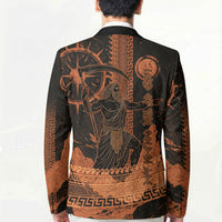 Cronus Lord Of Golden Age Blazer Titan King Cronus Scythe Greek Key Art