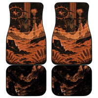 Cronus Lord Of Golden Age Car Mats Titan King Cronus Scythe Greek Key Art