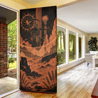 Cronus Lord Of Golden Age Door Cover Titan King Cronus Scythe Greek Key Art