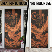 Cronus Lord Of Golden Age Door Cover Titan King Cronus Scythe Greek Key Art