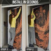 Cronus Lord Of Golden Age Door Cover Titan King Cronus Scythe Greek Key Art