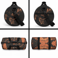 Cronus Lord Of Golden Age Duffle Bag Titan King Cronus Scythe Greek Key Art