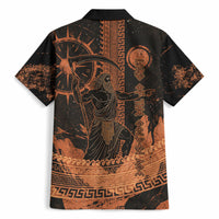 Cronus Lord Of Golden Age Hawaiian Shirt Titan King Cronus Scythe Greek Key Art