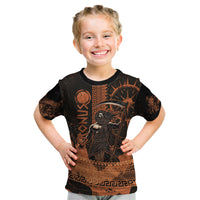 Cronus Lord Of Golden Age Kid T Shirt Titan King Cronus Scythe Greek Key Art