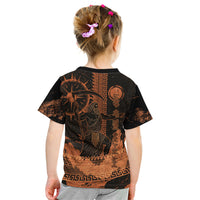 Cronus Lord Of Golden Age Kid T Shirt Titan King Cronus Scythe Greek Key Art