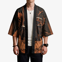 Cronus Lord Of Golden Age Kimono Titan King Cronus Scythe Greek Key Art