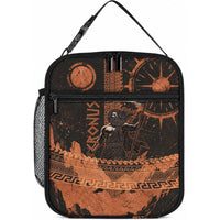 Cronus Lord Of Golden Age Lunch Bag Titan King Cronus Scythe Greek Key Art