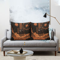 Cronus Lord Of Golden Age Pillow Cover Titan King Cronus Scythe Greek Key Art