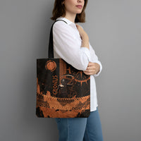 Cronus Lord Of Golden Age Tote Bag Titan King Cronus Scythe Greek Key Art