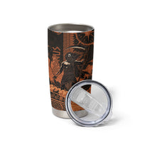 Cronus Lord Of Golden Age Tumbler Cup Titan King Cronus Scythe Greek Key Art