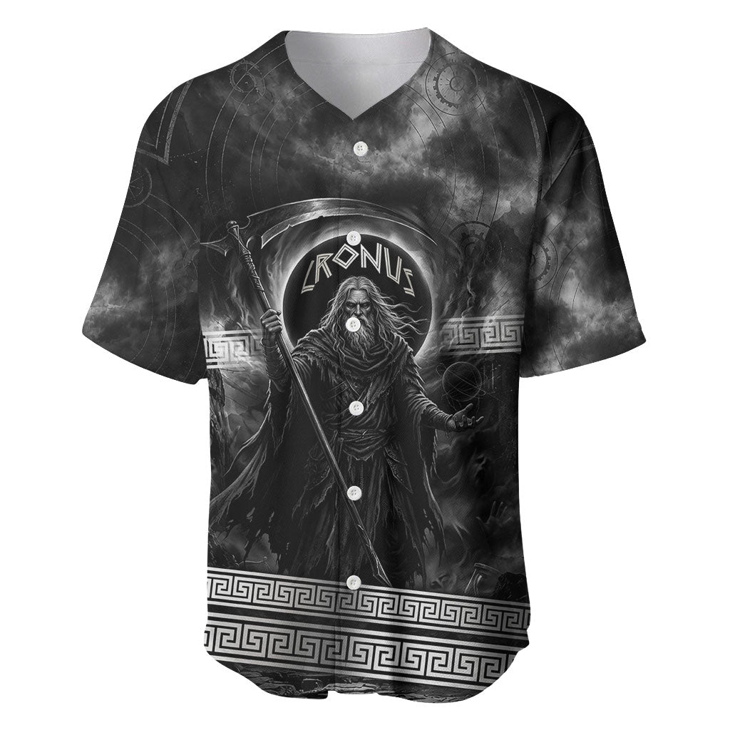 Cronus Father Of Gods Greek Baseball Jersey Titan Leader Cronus Scythe Greek Key Art