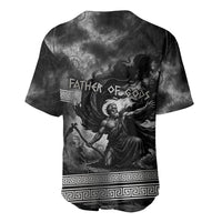 Cronus Father Of Gods Greek Baseball Jersey Titan Leader Cronus Scythe Greek Key Art