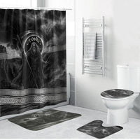 Cronus Father Of Gods Greek Bathroom Set Titan Leader Cronus Scythe Greek Key Art