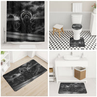 Cronus Father Of Gods Greek Bathroom Set Titan Leader Cronus Scythe Greek Key Art