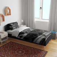 Cronus Father Of Gods Greek Bedding Set Titan Leader Cronus Scythe Greek Key Art