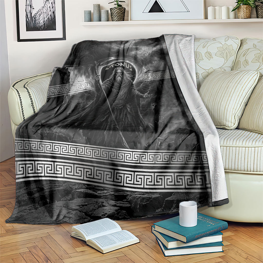 Cronus Father Of Gods Greek Blanket Titan Leader Cronus Scythe Greek Key Art